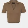 Aktion ❤️ Even&Odd Damen Poloshirt - Brown 🤩