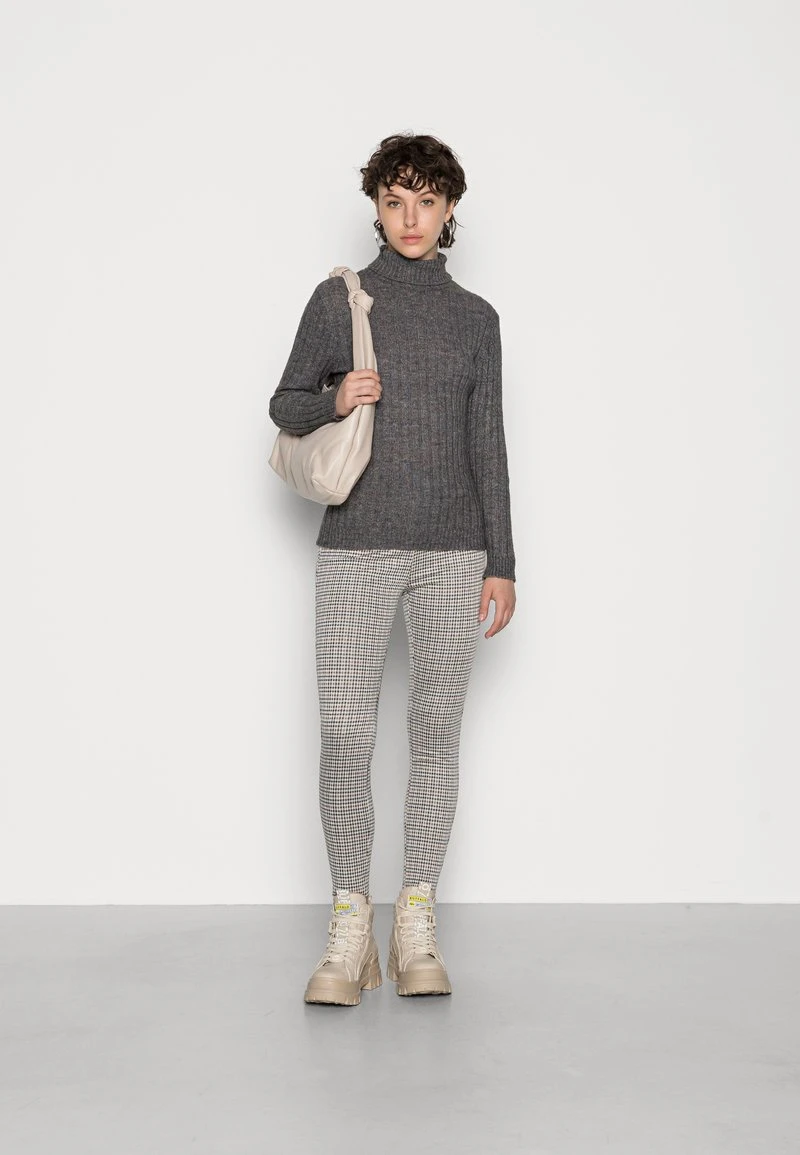 Auslauf ❤️ Even&Odd Damen CHECKED LEGGING - Leggings - Hosen - Brown Black 🎁 4 Auslauf ❤️ Even&Odd Damen CHECKED LEGGING - Leggings - Hosen - Brown Black 🎁 – Bild 2