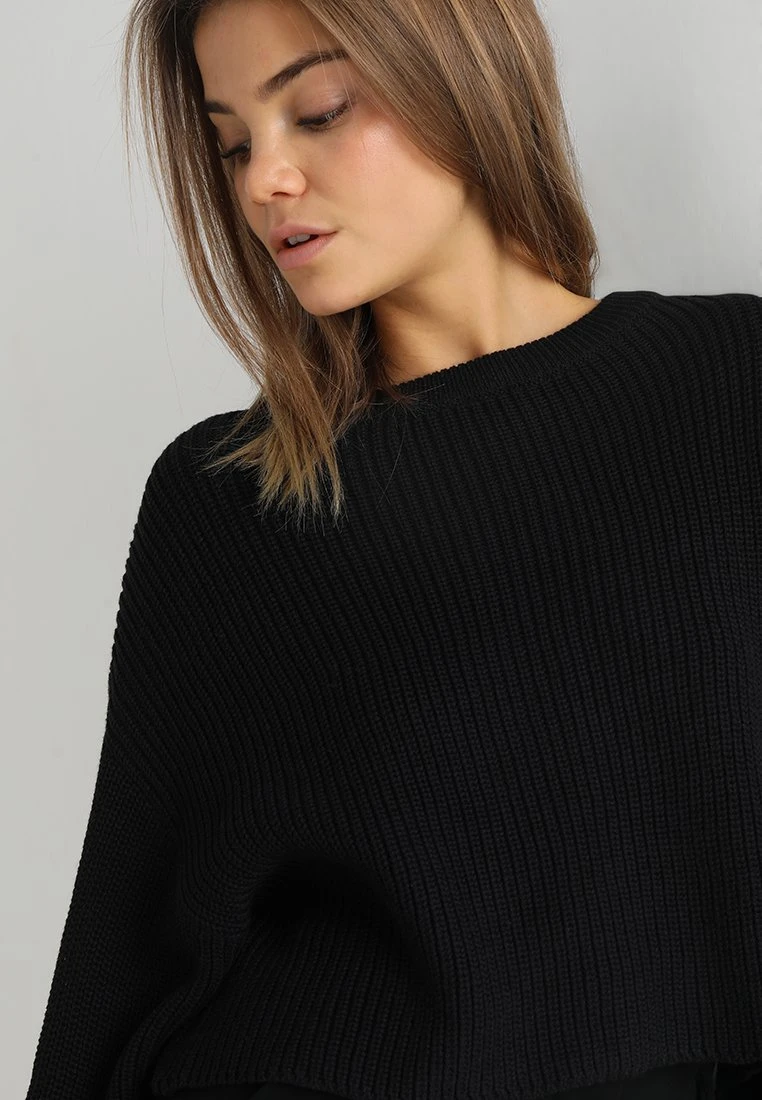Am billigsten 👏 Even&Odd Damen CROPPED JUMPER - Strickpullover - Black 🔔 6 Am billigsten 👏 Even&Odd Damen CROPPED JUMPER - Strickpullover - Black 🔔 – Bild 4