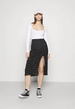 Blitzangebot 🎉 Even&Odd Damen 2 PACK - Langarmshirt - Black/white 👍