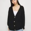 Bester Verkauf ⌛ Even&Odd Damen MID LENGTH BUTTON DOWN - Strickjacke - Black ❤️ -Even Odd Verkäufe 72cfa7206d5141b2a2e7a1260c4e0403