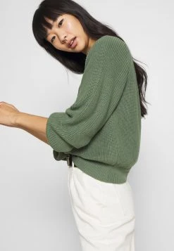 Bestpreis ⌛ Even&Odd Damen VOLUME SLEEVE JUMPER - Strickpullover - Laurel Wreath ⭐ -Even Odd Verkäufe 732d665be8ca4f0e8ca1b4ae0cbca603