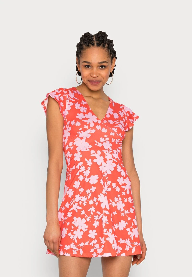 Bester Verkauf ✨ Even&Odd Damen Jerseykleid - Red/pink ❤️ 3 Bester Verkauf ✨ Even&Odd Damen Jerseykleid - Red/pink ❤️