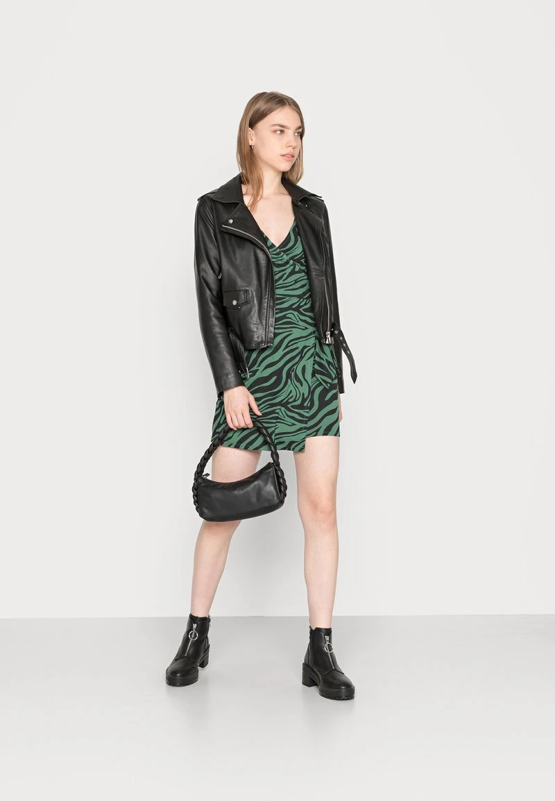 Rabatt 😉 Even&Odd Damen Jerseykleid - Black/green 🤩 4 Rabatt 😉 Even&Odd Damen Jerseykleid - Black/green 🤩 – Bild 2