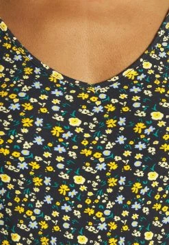 Bester Verkauf ❤️ Even&Odd Jumpsuit - Black/yellow | Damen 🔔 -Even Odd Verkäufe 791ee8ae6a494ed994ca93b25bcb5c66