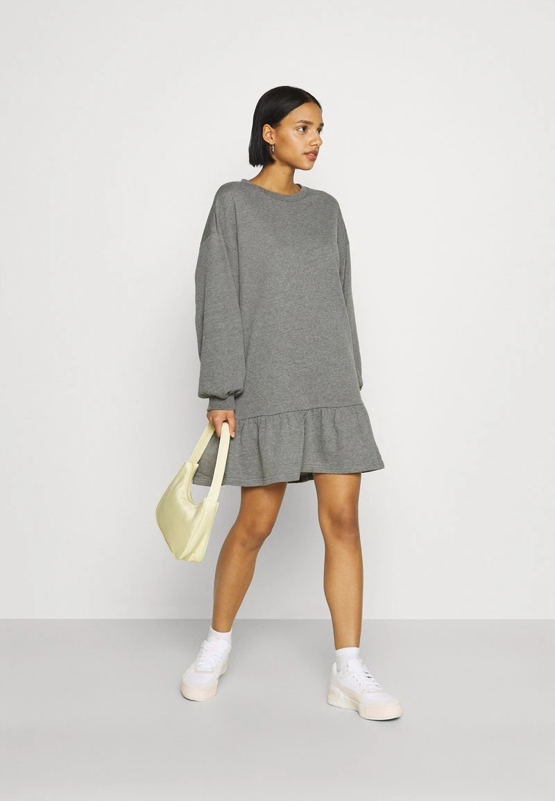 Bestpreis 🥰 Even&Odd Damen SWEAT - Mini Volant ✔️ Dress - Freizeitkleid - Mottled Grey ⌛ 4 Bestpreis 🥰 Even&Odd Damen SWEAT - Mini Volant ✔️ Dress - Freizeitkleid - Mottled Grey ⌛ – Bild 2