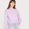 Schlussverkauf 🎁 Even&Odd Damen BALLOON SLEEVE JUMPER - Strickpullover - Lilac 😀
