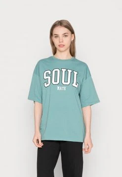 Brandneu ❤️ Even&Odd Damen T-Shirt Print - Green 😉