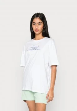 Bester Verkauf 🥰 Even&Odd Damen T-Shirt Print - White ✔️