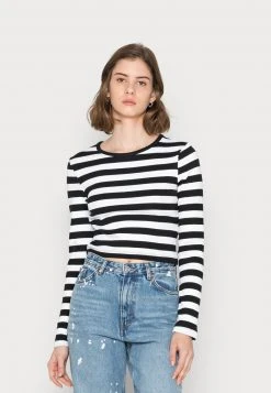 Budget 🎁 Even&Odd Damen Langarmshirt - Black/white 💯