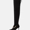 Billig 🛒 Even&Odd Overknees - Black | Damen 😀
