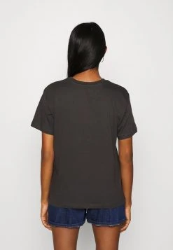 Budget 👍 Even&Odd Damen CLARE YIN YANG FLAMES SMALL PRINT TEE / 801 - ANTHRACITE - T-Shirt Print - Anthracite ⭐ -Even Odd Verkäufe 8506b1d530e64cb6b1d5bfcce9f49c03