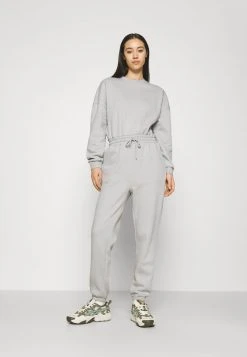 Coupon ✨ Even&Odd Damen SWEAT - Oversized Comfy - Jumpsuit - Light Grey 🎉