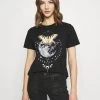Rabatt 💯 Even&Odd HATTIE MOON AND BUTTERLY TEE - T-Shirt Print - Black | Damen 😀 -Even Odd Verkäufe 85e3cb2a53cb429c8f695b5e3ac6c77b