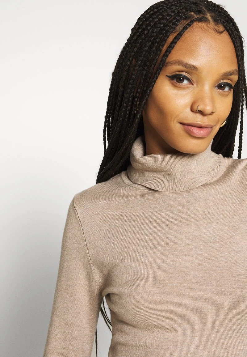 Schlussverkauf 🤩 Even&Odd Damen BASIC TURTLE NECK JUMPER - Strickpullover - Sand 🎉 6 Schlussverkauf 🤩 Even&Odd Damen BASIC TURTLE NECK JUMPER - Strickpullover - Sand 🎉 – Bild 4