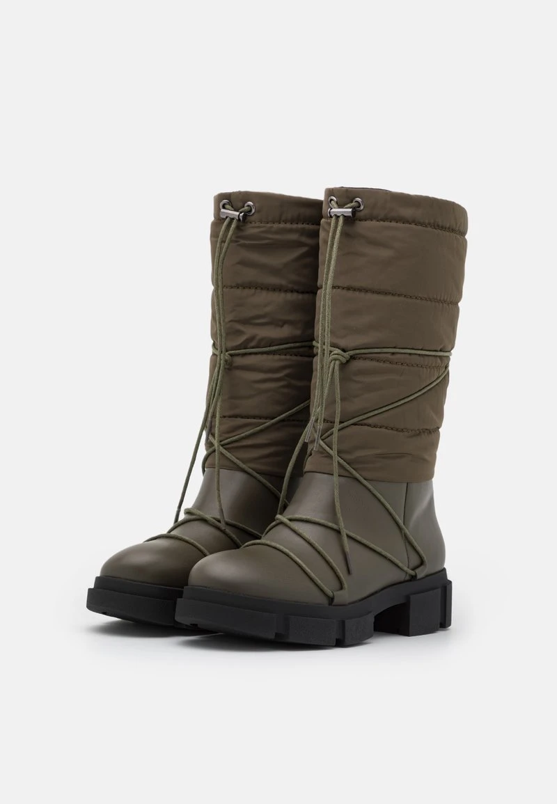 Auslauf ❤️ Even&Odd Damen WINTER BOOTIES - Schnürstiefel - Khaki ✨ 5 Auslauf ❤️ Even&Odd Damen WINTER BOOTIES - Schnürstiefel - Khaki ✨ – Bild 3