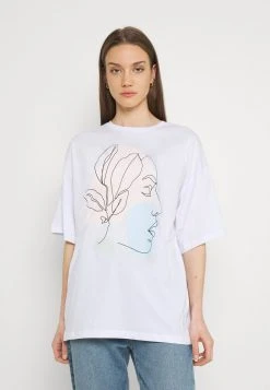 Großhandel ✨ Even&Odd Damen T-Shirt Print - White 😀