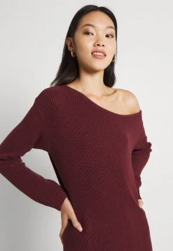 Bester Verkauf 🎁 Even&Odd Damen Strickkleid - Bordeaux ⌛ -Even Odd Verkäufe 916dbbf02a3c4d6a9c4980f9ef565f73