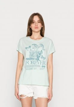 Blitzangebot ✔️ Even&Odd T-Shirt Print - Light Green | Damen 💯