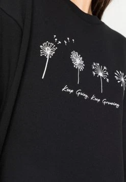 Blitzangebot ✨ Even&Odd Damen OVERSIZED FLOWER PRINT - Sweatshirt - Black 🤩 -Even Odd Verkäufe 9277e99e7948492880567e9c001c4fe0