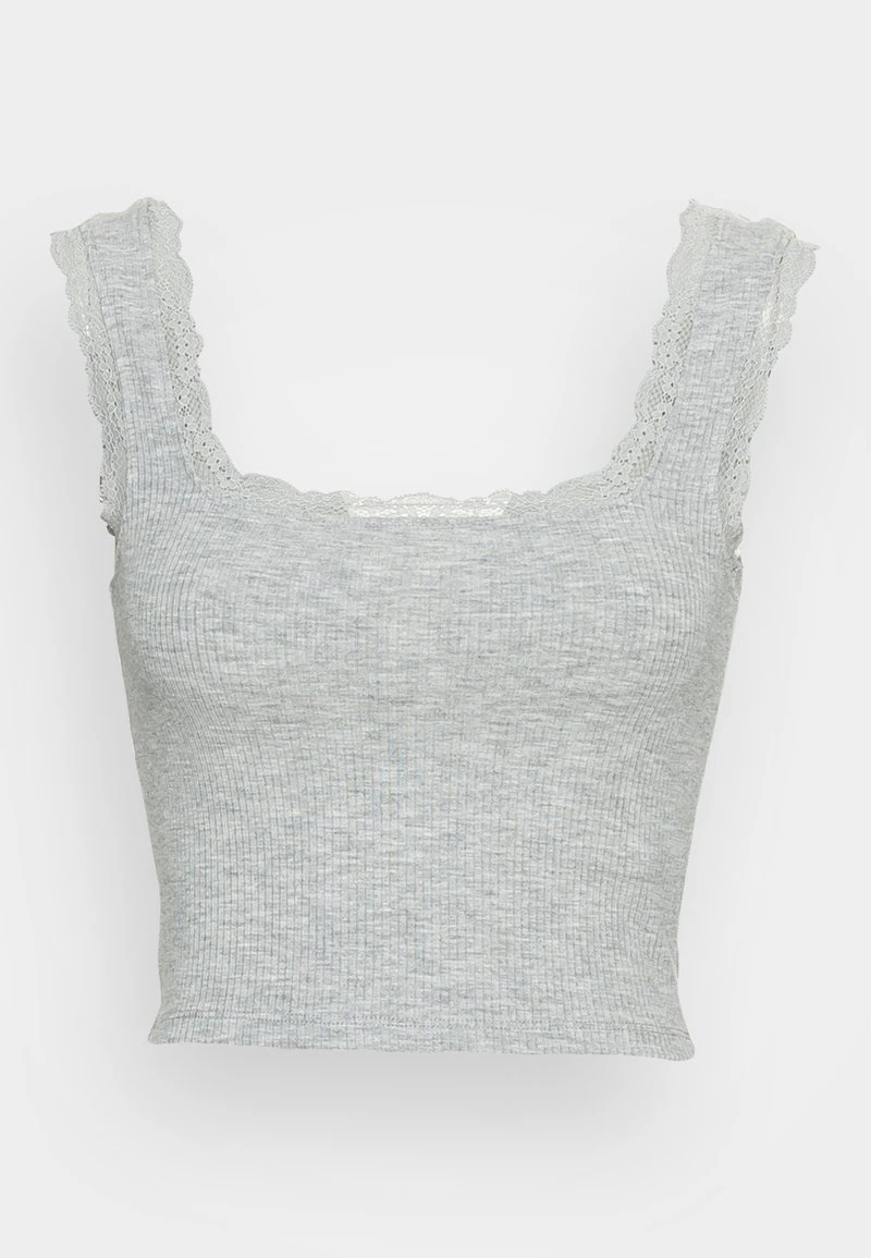 Neu 👍 Even&Odd Damen Top - Mottled Light Grey 👏 6 Neu 👍 Even&Odd Damen Top - Mottled Light Grey 👏 – Bild 4
