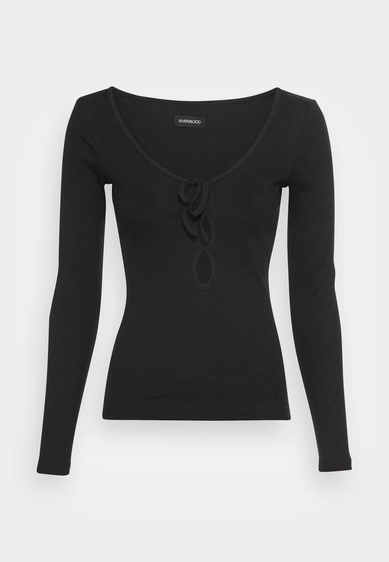 Budget ❤️ Even&Odd Damen Langarmshirt - Black 🌟 6 Budget ❤️ Even&Odd Damen Langarmshirt - Black 🌟 – Bild 4
