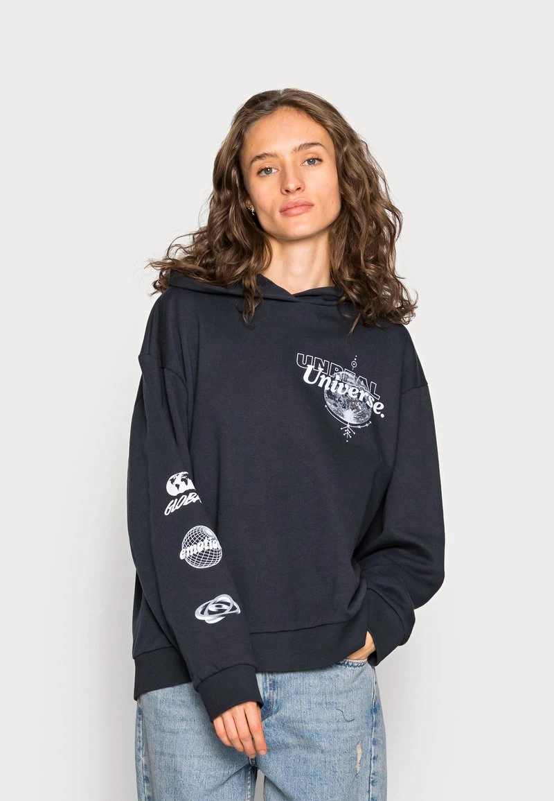 Brandneu ✔️ Even&Odd Cosmic Printed Hoodie Oversized - Kapuzenpullover - Dark Grey | Damen ⌛ 3 Brandneu ✔️ Even&Odd Cosmic Printed Hoodie Oversized - Kapuzenpullover - Dark Grey | Damen ⌛