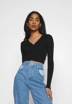 Bestpreis 🤩 Even&Odd Damen Strickjacke - Black 👍