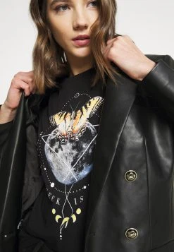 Rabatt 💯 Even&Odd HATTIE MOON AND BUTTERLY TEE - T-Shirt Print - Black | Damen 😀 -Even Odd Verkäufe 9f603111deaa42f8baea2ee2fadb43f0