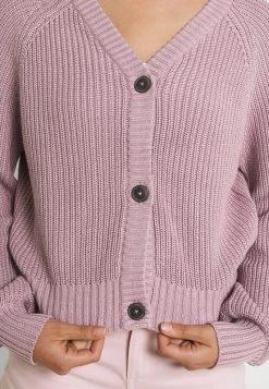 Schlussverkauf ⭐ Even&Odd Damen BUTTON THROUGH CARDIGAN - Strickjacke - Lilac ✔️ -Even Odd Verkäufe a00766ce5e6f40c4a17ed4578af5c135
