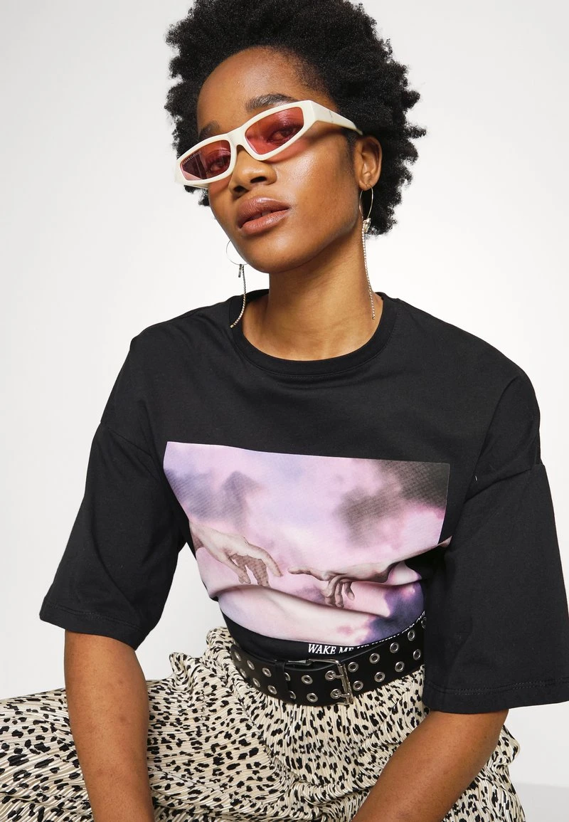 Angebote ⭐ Even&Odd T-Shirt Print - Black | Damen 🔔 6 Angebote ⭐ Even&Odd T-Shirt Print - Black | Damen 🔔 – Bild 4