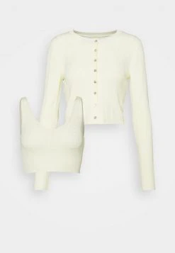 Budget ❤️ Even&Odd Damen KNITWEAR SET - Strickjacke - Light Yellow ⌛ -Even Odd Verkäufe a14cdfa500f94eb1827f559ee6bf6a79