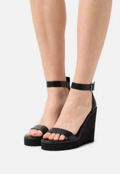 Aktion 💯 Even&Odd Damen Plateausandalette - Black ❤️
