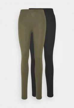 Großhandel ❤️ Even&Odd Damen 2 PACK - Leggings - Hosen - Black Olive 🥰