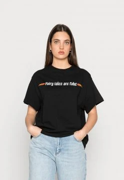 Auslauf ⌛ Even&Odd Damen T-Shirt Basic - Black ⌛