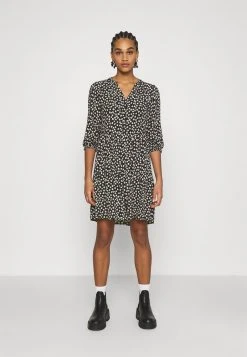 Brandneu 🔔 Even&Odd Damen Blusenkleid - Black/white 🛒