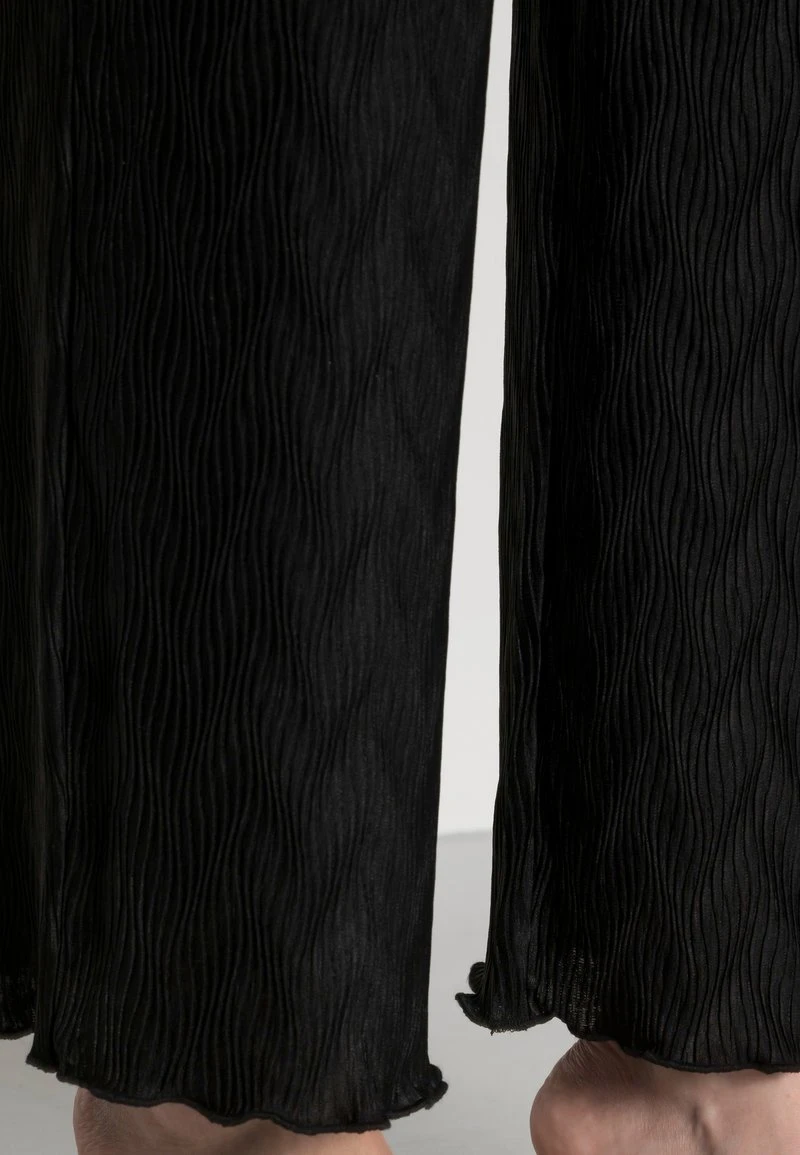 Budget ✔️ Even&Odd Damen Plisse Scallop Hem Trouser - Stoffhose - Black 💯 7 Budget ✔️ Even&Odd Damen Plisse Scallop Hem Trouser - Stoffhose - Black 💯 – Bild 5