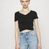 Budget ❤️ Even&Odd Damen T-Shirt Basic - Black ❤️ 1 Budget ❤️ Even&Odd Damen T-Shirt Basic - Black ❤️ -Even Odd Verkäufe b3f59799cf564d2486b0a9e9d34b2dec