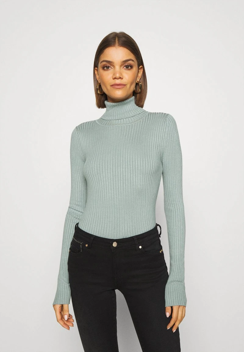 Billig 🔔 Even&Odd Damen BASIC TURTLE NECK - Strickpullover - Light Green ❤️ 3 Billig 🔔 Even&Odd Damen BASIC TURTLE NECK - Strickpullover - Light Green ❤️