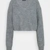 Besorgen 🥰 Even&Odd Strickpullover - Mottled Grey | Damen ⌛