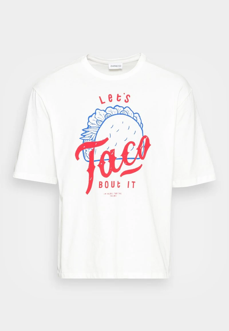 Auslauf 🔔 Even&Odd UNISEX - T-Shirt Print - Off White 💯 6 Auslauf 🔔 Even&Odd UNISEX - T-Shirt Print - Off White 💯 – Bild 4