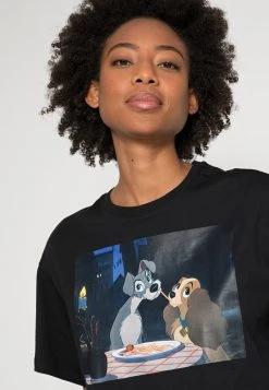 Billig 🔔 Even&Odd T-Shirt Print - Black | Damen 🤩 -Even Odd Verkäufe bdf70eac084a47528485998582d60b26