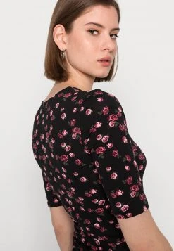 Bestpreis 💯 Even&Odd Damen Jerseykleid - Black/multi Coloured ❤️ -Even Odd Verkäufe be5d0ab7c82c4898a473e1d3d5a4421e