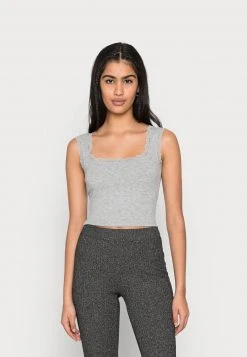 Neu 👍 Even&Odd Damen Top - Mottled Light Grey 👏