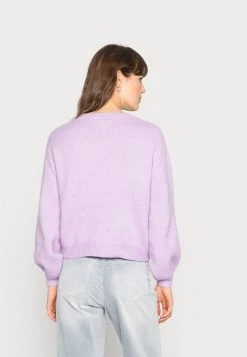 Schlussverkauf 🎁 Even&Odd Damen BALLOON SLEEVE JUMPER - Strickpullover - Lilac 😀 -Even Odd Verkäufe c177e98f05f944fe956c2e7f3d5fed56