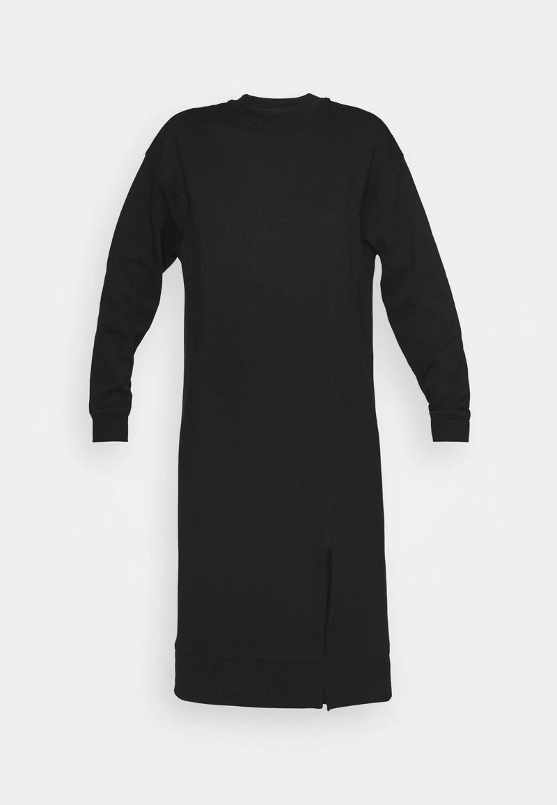 Top 10 🤩 Even&Odd Damen SWEAT - Midi Slit Dress - Freizeitkleid - Black 🌟 6 Top 10 🤩 Even&Odd Damen SWEAT - Midi Slit Dress - Freizeitkleid - Black 🌟 – Bild 4