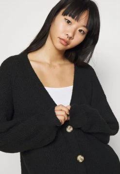 Bester Verkauf ⌛ Even&Odd Damen MID LENGTH BUTTON DOWN - Strickjacke - Black ❤️ -Even Odd Verkäufe c9fd55a591da46f8b0a5de21bc913ec7