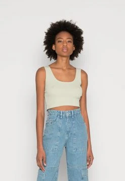 Auslauf ⭐ Even&Odd Damen 2 PACK - Top - Black/light Green ✔️ -Even Odd Verkäufe ca1fff2503974cdea6c13c66a4b8f84f