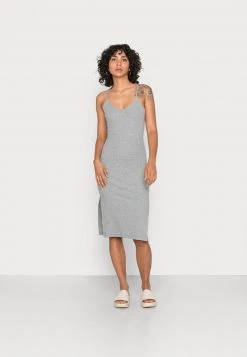 Budget ⭐ Even&Odd Jerseykleid - Mottled Grey | Damen ✔️