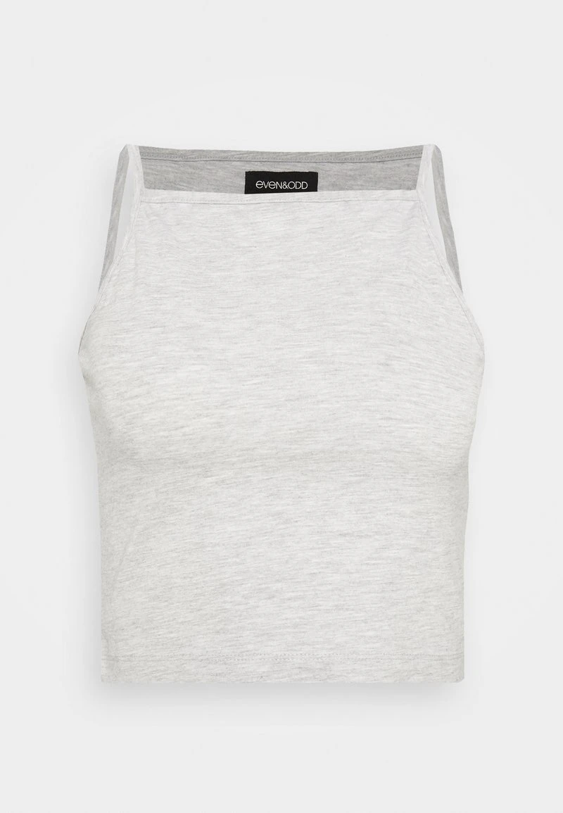 Angebote ❤️ Even&Odd Damen 2 PACK - Top - Mottled Grey/black ✨ 4 Angebote ❤️ Even&Odd Damen 2 PACK - Top - Mottled Grey/black ✨ – Bild 2